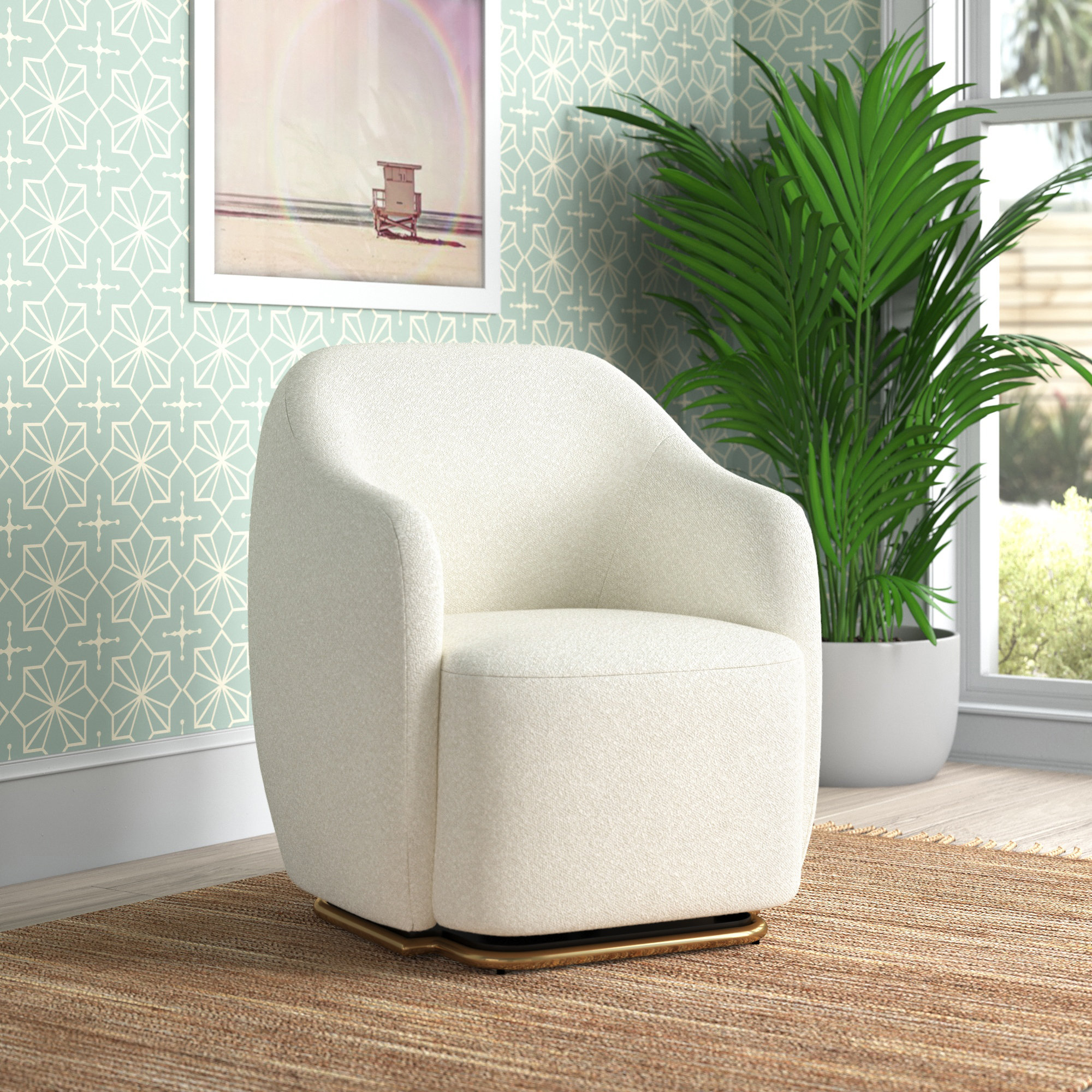Wade Logan® Ahearn 30" Wide Polyester Armchair Wayfair